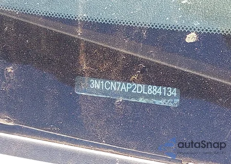 2013 Nissan Versa S/S Plus/Sv/Sl from USA, damaged, VIN 3N1CN7AP2DL884134